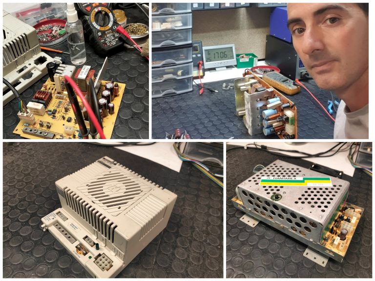 Reparación de fuente de alimentación arcade